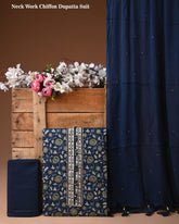 Cotton Suit with Gota Patti Work & Chiffon Dupatta – Ethnic Wear for Women